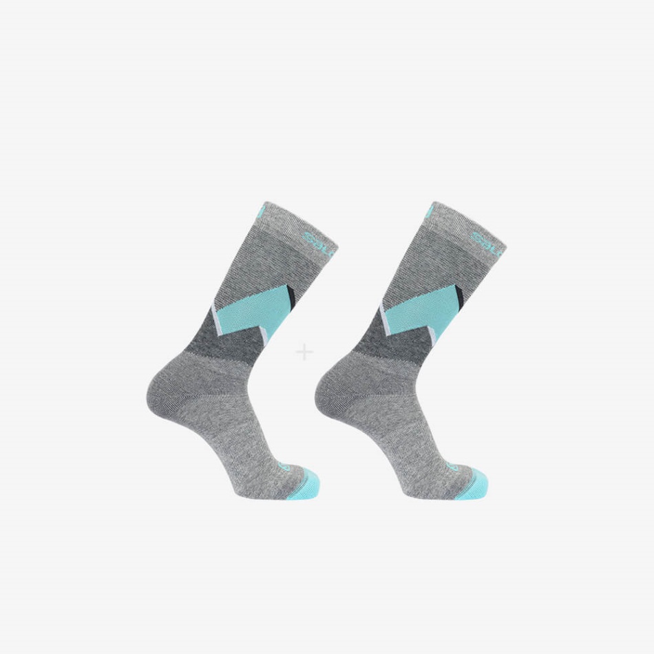 Calcetas OUTLINE CREW 2-PACK Gris