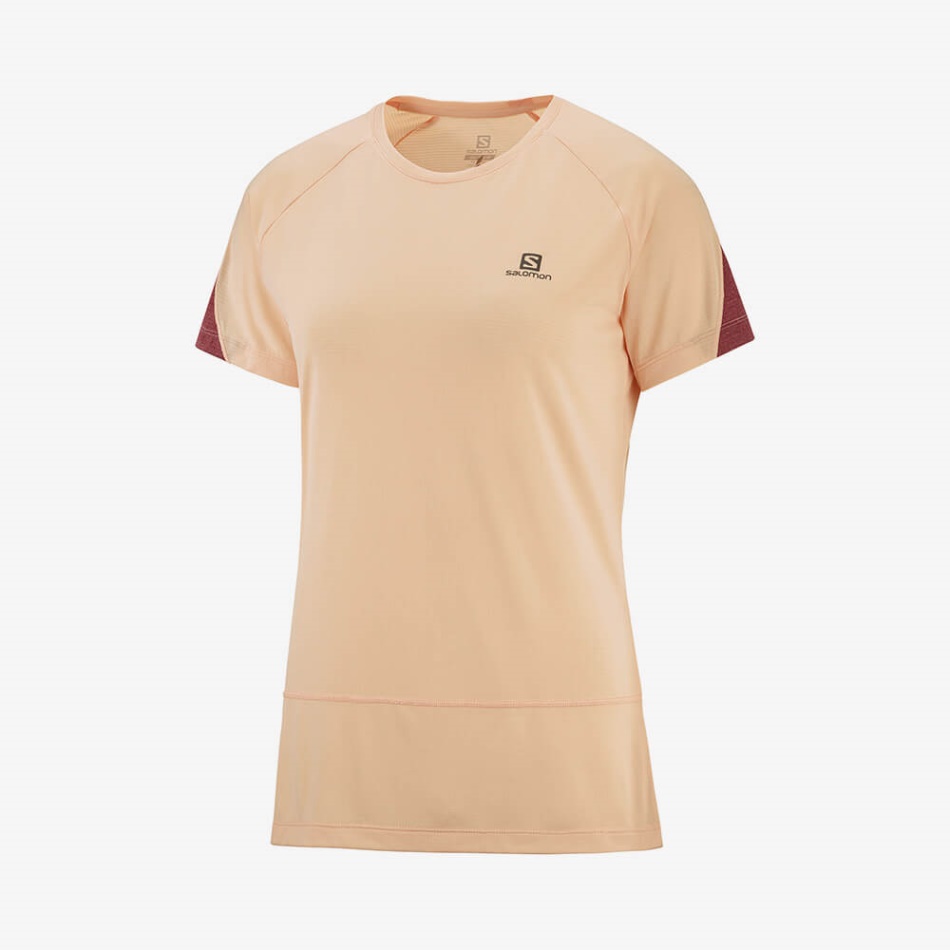 Playera CROSS RUN Naranja