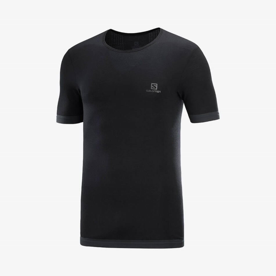 Playera OUTSPEED WOOL SEAMLESS Negro