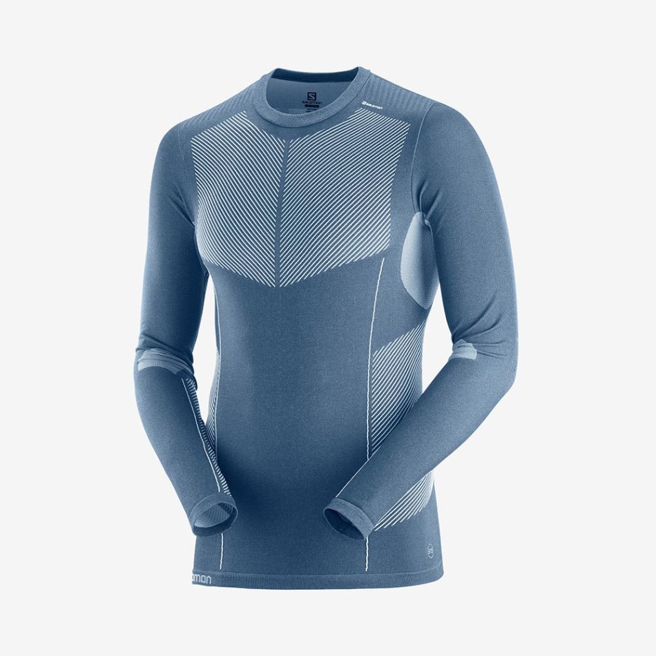 Playera Primo Warm Seamless Azul