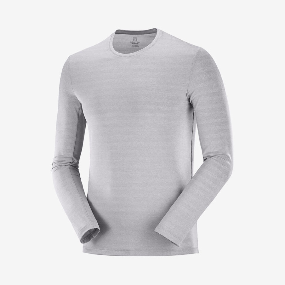 Playera XA LS Gris